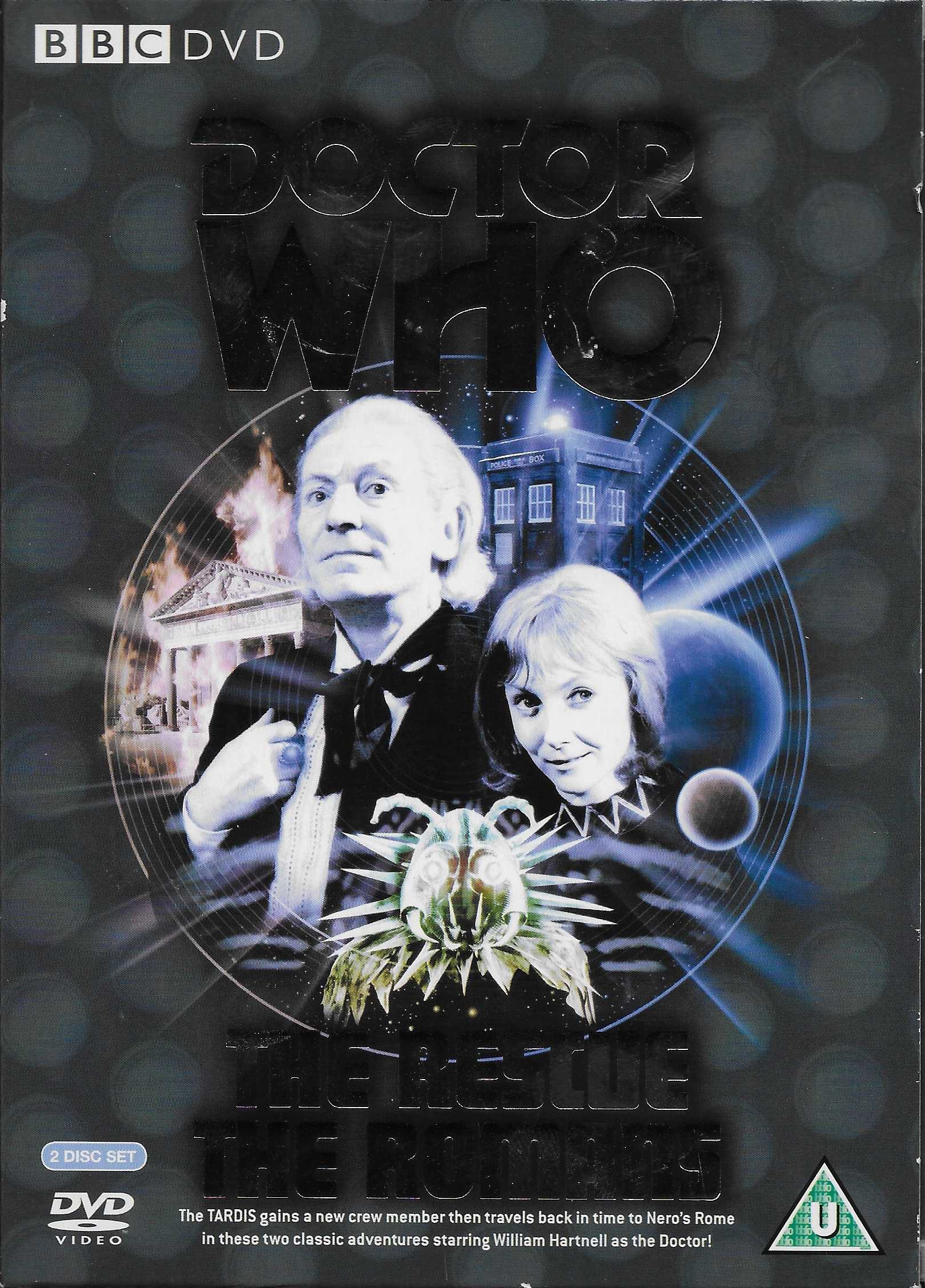 Picture of BBCDVD 2698 Doctor Who - The rescue / The Romans by artist Terry Nation / Dennis Spooner from the BBC records and Tapes library